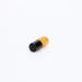 25Pcs Mini Amber Glass Essential Oil Roller Bottles - 1ml - Metal Ball - Empty Roll On Perfume Sample Vials - Aromatherapy Lip Balm Cream - Black Cap - Buy Online on GoSupps.com
