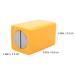 2-Piece Multi-Purpose Mini Sharps Razor Disposal Holder - Waste Container for Blades | Home Storage Case | Gelb - 6.8x4.3cm - Buy Online on GoSupps.com