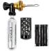 Lezyne Tubeless CO2 Blaster | Inflator & Repair Kit - Black/Gold for Road, Gravel, Mountain Bikes - Buy Online on GoSupps.com