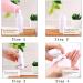 30ml Mini Foam Pumping Bags - Travel Size White Plastic Soap Dispensers for Cleaning & Cosmetics (5 Pack) - Buy Online on GoSupps.com