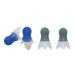 Pressure Reducing Ear Plugs Noise Reducing Earplugs Travel Accessory Silicone Hearing Protection Flight earplugs 2Pairs (Blue+Gray-Adult)