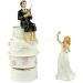 Wishlink Cake Hooked on Love Fishing Groom Catching Bride Funny Wedding Cake Topper Decor - Buy Online on GoSupps.com