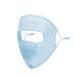 NAERTFD sun protection mask summer lady's full face-sun protection mask breathable ice sile veil outdoor sports sun protection mask (size: hooded blue)