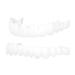 2Pairs Fake Teeth, Veneer Snap-in Teeth, Veneers Dentures for Men and Women, Top Teeth for Snap On Instant & Confidence Smile