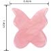 Natural Rose Quartz Jade Gua Sha Butterfly Tool | Anti-Aging Facial Massage | Genuine Healing Gemstone for Lifting & Tightening - Buy Online on GoSupps.com
