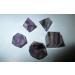 Jet Purple Flourite Sacred Geometry Set - Top Grade Merkaba Star with Velvet Pouch and Free Booklet - Crystal Therapy for Chakra Balancing and Healing - Buy Online on GoSupps.com