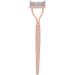 Eyelash Separator Comb Half Arc Stainless Steel Portable Folding Eyelash Separator Brush for Daily Makeup Cosmetic Use Pink - Buy Online on GoSupps.com