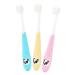 Gatuida 3st toothbrush Kids Toothbrush Children's Toothbrush Tongue Cleaner Toothbrush for Children Dental Hygiene Dental care for Children Oral Hygiene Children's Dental Care Bristles Baby ABS