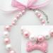 PETFAVORITES Pink Diamond Dog Necklace with Pearls and Rhinestones for Small Pets - Size 10 - Buy Online on GoSupps.com