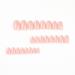 Buy Mouyouglow Baby Boomer Fingernails - White Gold Glitter 24 Pieces Artificial Acrylic Nails with Glue for Women - International Shipping Available - Buy Online on GoSupps.com
