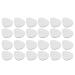 FOMIYES 12 Pairs Forefoot pad Heel Inserts Ball of Foot Insole Silicon Heel Pads Foot Pads Forefoot pad high Heel Forefoot Cushion Girl Sole of Foot Adhesive Front pad White