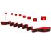 Xingmo Kids Stretch Band with Multi Loops | Yoga Exercise Trainer Bands - Red - Buy Online on GoSupps.com