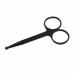 TEMKIN Nose Hair Trimmer Stainless Steel Small Scissors Nose Eyebrow Eyelash Trimmer Round Manual Nose Hair Trimming Tool Trimmers