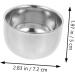 Frcolor 5ST Bartbrush Bowl - Reusable Aluminum Razor Shell & Shaving Cup for Men | Premium Shaving Tool International Shipping - Buy Online on GoSupps.com