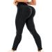 ViCherub Scrunch Butt TIK Tok Leggings for Women Butt Lifting,Workout Yoga Pants Tummy Control High Waisted Booty Tights Black Large