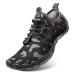 BULLIANT Water Shoes Men, Unisex Barefoot Aqua Shoes for Men Women Hiking Swimming Shoe 13 Women/11 Men Black/Dark Gray2185