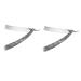 Minkissy 2 Stk Manual Razor Razor Set For Men With Manual Razor Manual Face Razing Hair razor For Men's Haircut Bart Razor Bart Resta Handbook Suchaber