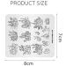 Alexnailart Nail Art Stamping Plate Template Image Plate Nail Art Tools Cactus Snail Flower DIY Stencil Tools (FL029) - Buy Online on GoSupps.com