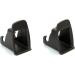 pieces Isofix Guide Groove Universal fastening systems for car seats Black