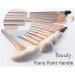 Hepaz 24pcs Professional Makeup Brush Set with Egg Cleaner & Roll-Up PU Leather Bag - Perfect for Flawless Application & Travel - Buy Online on GoSupps.com