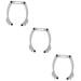 FOMIYES 3pcs White Eye Brow Shaping Kit Eyebrow Threading Tool Eyebrow Line Foldable