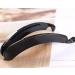 Classic Black Banana Hair Clip for Women - 11cm Twisted Plastic Hair Accessory - Buy Online on GoSupps.com