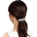 Ever Faith Clear Silver-Tone Crystal Art Deco Flower Hair Barrette Clip - Buy Online on GoSupps.com