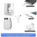 KouRy Cordless Water Flosser | 200ML Water Tank 3 Modes IPX7 Waterproof Portable Teeth Cleaner for Travel & Home - Pink - Buy Online on GoSupps.com