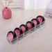 Anncus Clear Acrylic 6 Grids Makeup Organizer Blush Lipstick Holder Makeup Compact Powder Storage Box Eyeshadow Organizer Cosmetic Case - (Color: Clear) - Buy Online on GoSupps.com