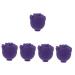 FRCOLOR 5pcs Rose Face Ice Tray Food Grade Silicone Portable Ice Mold Silicone Ice Roller Mini Ice Cube Maker Chocolate Molds Sphere Ice Cube Mold Jelly Soap Pudding Mould Skin Ice Roller