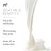 Natural Goat Milk Body Lotion | Strong Hydration & Skin Lightening | 250ml Moisturizing Cream for Dry Skin & Chicken Skin Care - Buy Online on GoSupps.com
