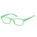 BUNNY EYEZ Readers RUTHIE Reading Glasses with a Tiltable & Flippable Frame Chic & Modern Design Aqua Green Crystal 1.5 x