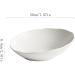 Salad Bowls Mixing Bowls Oblique Mouth Salad Bowl Vegetable and Fruit Plate Home Kitchen White Ceramic Salad Bowl Dessert Bowl Salad Bowl Pasta Bowls(Large) (A2pc Small) - Buy Online on GoSupps.com