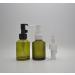 MZUU 1PCS 60ML/2OZ Empty Refillable Green Frosted Glass Bottles with Pump Vial Cosmetic Cream Lotion Dispenser Jars Storage Container for Essential Oil Emulsion Essence - Buy Online on GoSupps.com