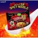 CNMART Samyang Hot Chicken Buldak Ramen HALAL/Pack of 10 Instant Noodles + 1 Free Bottle Samyang Sauce - Assorted 10 Different Flavours Case  - Buy Online on GoSupps.com