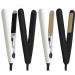 Mini Curling Iron & Hair Straightener | 2 in 1 Tourmaline Ceramic Tools for Salon & Home Styling - Black - Buy Online on GoSupps.com