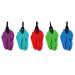 5 pieces sensory chewing necklace food quality silicone trailer bite ring baby dinosaurs skull bite necklace baby biting toys molar-stick chute stuff for autism adhd childhood diseases