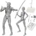 Body Kun Moveable Joint Set - Male & Female Gray 6inch Action Figure Drawing Models for Artists - Buy Online on GoSupps.com