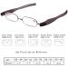 Yxw Foldable Blue Light Blocking Reading Glasses - Stylish & Portable Mini Glasses for Men & Women - Available Diopters 1.0 to 3.0 +2.0 Gray - Buy Online on GoSupps.com