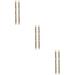 minkissy 6Pcs Double Head Eyebrow Pencil Waterproof Eyeliner Waterproof Eyebrow Pencil Barber Pencil Kit for Eyebrow Stamping Filler Bamboo Miniature Madam