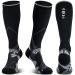 Medical Compression Socks 20-30 mmHg for Nurse Pregnancy Travel Seamless Wicking Small-Medium Black (1 Pair)