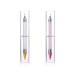 2 pieces of Strass Picker Point Idented Dual-Ended Nail Stift Strass Picker Dotting Stift Crystals Studs Picker Wachs Stift Manicure Nail Art Diy Decoration Tool (White Rosa)