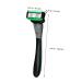 1 Set Razor Shavers for Men - Stainless Steel Manual Hair Clippers with Rubber Handle - Perfect for Smooth Shaving - Buy Online on GoSupps.com