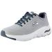 Skechers Men's Arch Fit Oxford 12 X-Wide Gray/Navy