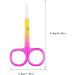 IOIUSKKU Nail Cuticle Nippers Stainless Steel Scissors Eyebrow Trimmer Trimming Tool Spray Gold Pink - Buy Online on GoSupps.com