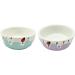 Balacoo 2pcs Pet Hamster Feeding Bowls Round Ceramic Small Animal Food Dishes for Rabbit Food and Water Bowl for Mouse Guinea Pig Hedgehog Purple Blue - Buy Online on GoSupps.com