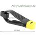 FUNORNAM Power Grip Line Release Clips - 4Pcs with 18-Inch Leader for Trolling Fishing | Snap Weight Release Clips for Downrigger & Planer Board - Buy Online on GoSupps.com