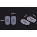 Silicone Slip-On Nose Pads Covers for Glasses - Anti-Slip Eyewear Protection in Frosted White - Buy Online on GoSupps.com