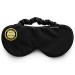 Swanwick 100% Pure Silk Eye Mask for Sleeping   Oversized Luxury Eye Mask to Banish Light for Traveling  Meditation  Afternoon Naps  Shift Workers (Black)
