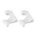 EXCEART 2 Pairs Bunion Straightener Thumb Splints Bunion Splitter Big Bunion Gel Bunion Guard Separator Separator Pad Bunion Brace White Yoga Orthodontic Belt